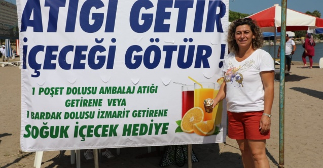 Bir kamyon ambalaj atığı ve iki poşet izmarit toplandı
