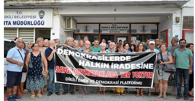 Dikili'de "savaşa hayır" konulu basın açıklaması yasaklandı!