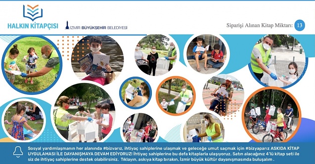 İzmir'de "Askıda Kitap" kampanyası