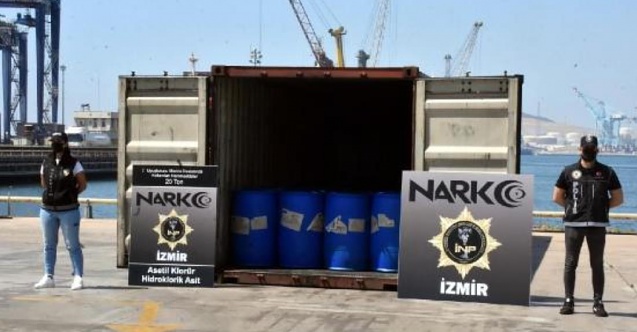 Aliağa'da operasyon; Çin'den gelen 26 ton malzeme ele geçirildi!
