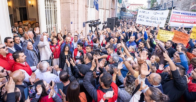 Belediye işçilerinden Soyer’e destek!