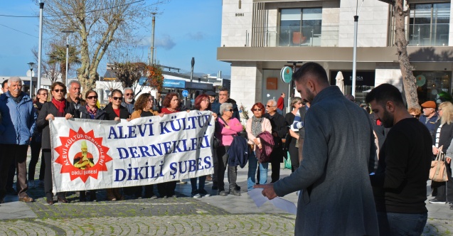 Maraş katliamı 45'inci yılında Dikili'de de lanetlendi!