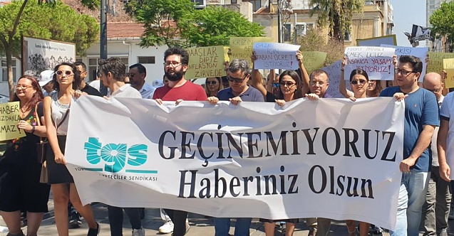 İzmir'de bu kez gazeteciler sokağa çıktı: "Geçinemiyoruz"