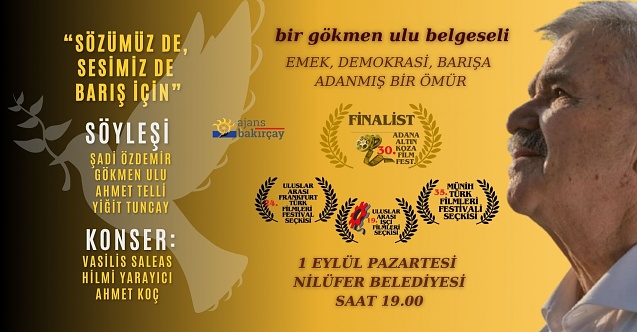 Komünist Osman, Dünya Barış Günü'nde Bursa Nilüfer'de!