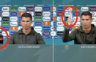 Ronaldo, Coca Cola şişesini kaldırdı, 'Su için' dedi.