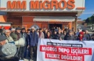Dikili ve Bergama'da Migros depo işçilerine destek!