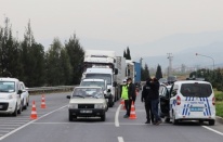 Bergama - Soma kara yolunda denetimler sürüyor