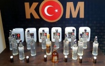 Çandarlı'da sahte içki operasyonu
