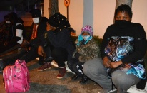 Ayvalık'ta, ormana saklanan 3 göçmen kaçakçısı yakalandı