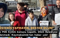 Dikili'deki engelli annelerinin ulaşım isyanı!