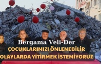 Bergama Veli-Der'den dilekçe daveti; "Çocuklarımız güvende mi?"