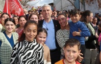 Bergama'da Tanju Çelik'e sevgi seli!