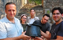 Pergamon Antik Kenti'nde 1400 yıllık bronz kazan bulundu