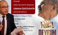 Çetin Akın: "Osman Özgüven'e vefamızı gösterip, genç kuşaklara anlatacağız"
