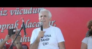 Yaşamı savunmak için Dikili'den haykırdılar