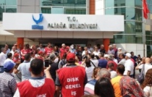 Aliağa işçilerinin direnişi Türkiye sınırını aştı