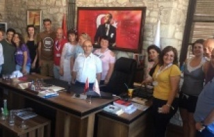 Foça'da iki yıllık dijital sınıf projesine mutlu son