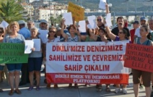 Dikili'de çevre mitingi ve konser