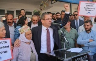 Ayvalık’ta madencilere geçit yok