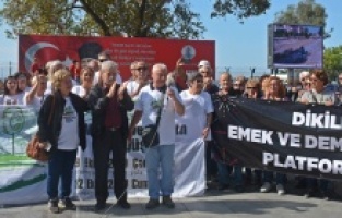 Dikili ve Bergama’dan ‘Su ve Vicdan Yürüyüşü'ne destek