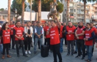 Dikili’de ki olayla ilgili basın açıklaması yapıldı