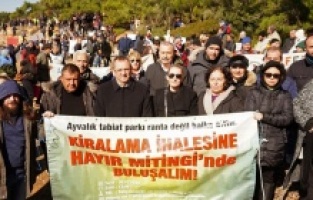 Ayvalık Halkı Tabiat Parkında haykırdı; Koylar halkındır!