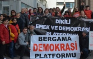 Dikili ve Bergama, AKP'li Hakan Koştu'yu protesto etti
