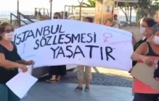 Dikili: "Hayatlarımız için İstanbul Sözleşmesi uygulansın"