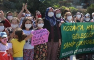 Bergama Okçular'da Kozak halkı taş ocağına geçit vermedi