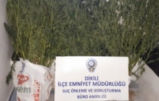 Dikili emniyetinden zehir tacirlerine operasyon
