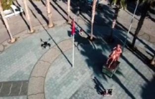 Dikili'de drone destekli koronavirüs denetimi!