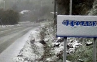 Bergama ve Kınık ilçeleri için kar yağışı uyarısı