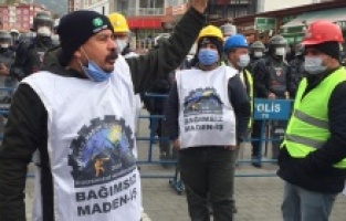 Haklarını aramak için Ankara'ya giden madencilerden acı haber!