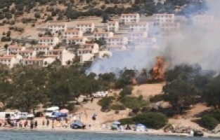 Dikili 'Hayıtlı'da piknik yangını!