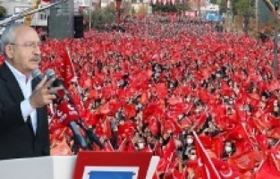 CHP, 'erken seçim' çağrısıyla ilk mitingini düzenledi