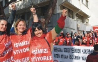 Ekmek mücadelesinde; “Bergamalı üç kadın işçi”