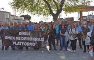 Dikili'de 'Gezi Davası' protesto edildi! "Son sözü direnenler söyleyecektir!"