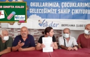 Bergama Veli-Der: MEB sınıfta kaldı