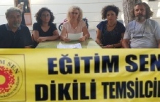 Dikili Eğitim-Sen'den 'öğrenciye şiddeti' kınama!