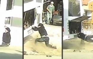 Dikili'de inanılmaz kaza!