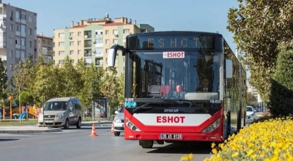 Bergama’da granit taş çalışması toplu ulaşımı etkiledi!