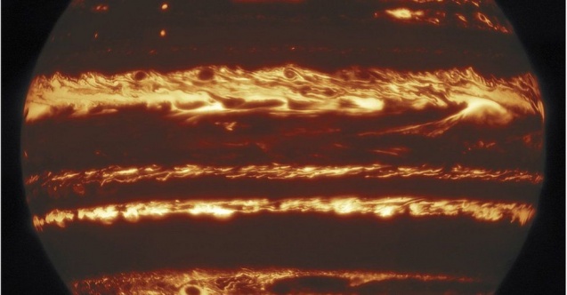 Jüpiter'in kızılötesi fotoğrafı çekildi