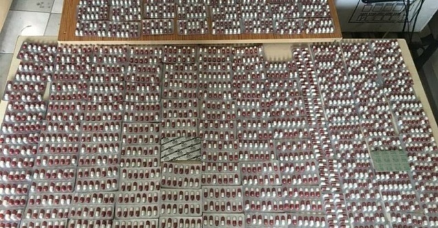 Bergama'da 2 bin 224 adet uyuşturucu hap ele geçirildi!