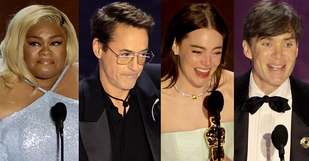 Oscar Ödülleri açıklandı; Oppenheimer, 7 ödülle geceye damga vurdu