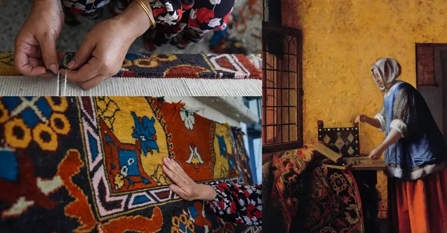 Hollandalı ressamın tablosundaki Bergama halısı yeniden hayat buluyor