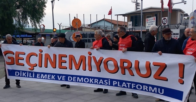 Dikili'de 'Geçinemiyoruz' mitingi!