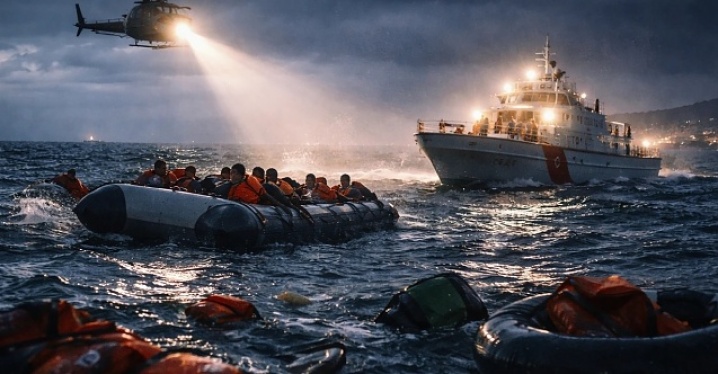 Dikili'de bot faciası: 37 kişi kurtarıldı, 2 ölü, 6 kişi aranıyor