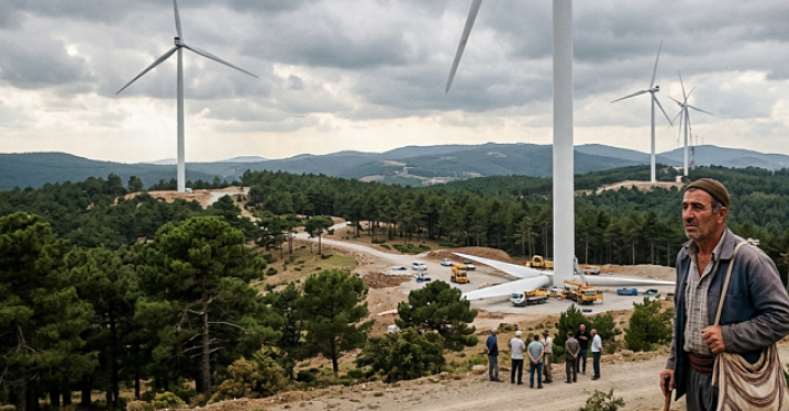 Bergama’ya 42 türbinli yeni RES darbesi!