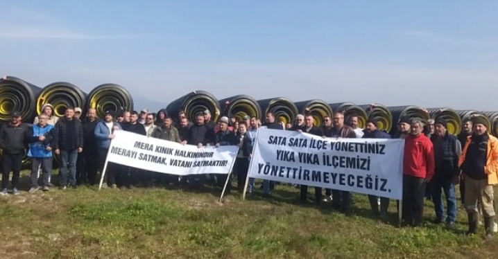 Kınık’ta köylü OSB'ye karşı direniyor!